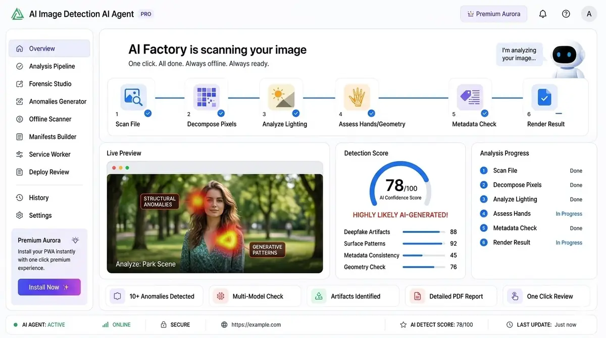 AI certificate Game Master — example of the AI tool dashboard software